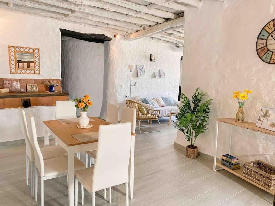 La Palmera. Casa Rural Con Piscina Privada. Benadalid ภายนอก รูปภาพ