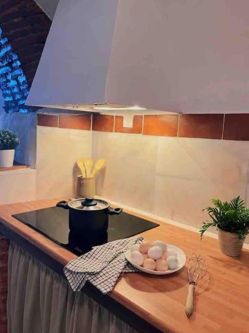 La Palmera. Casa Rural Con Piscina Privada. Benadalid ภายนอก รูปภาพ