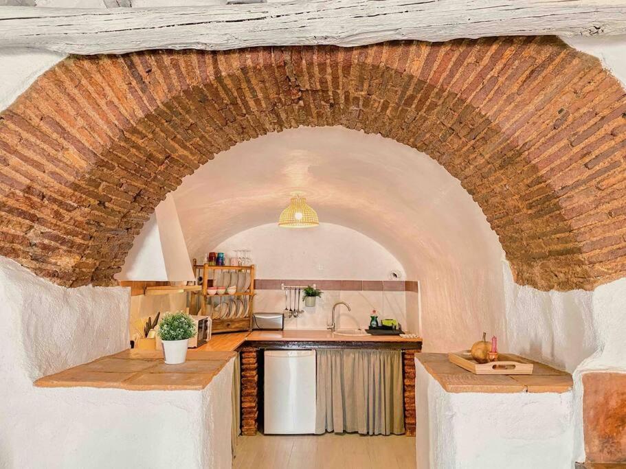 La Palmera. Casa Rural Con Piscina Privada. Benadalid ภายนอก รูปภาพ